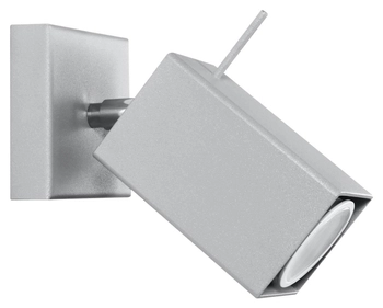 Kinkiet LAMPA ścienna SL.0455 metalowa OPRAWA regulowany reflektorek szary