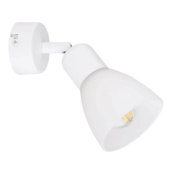 Metalowy kinkiet ścienny Malta LP-877/1W WH Light Prestige regulowany biały