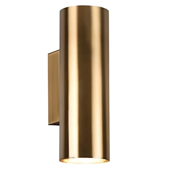 Ścienna LAMPA loft VANTOS DL204212400 Trio okrągła OPRAWA kinkiet tuba metalowa patyna