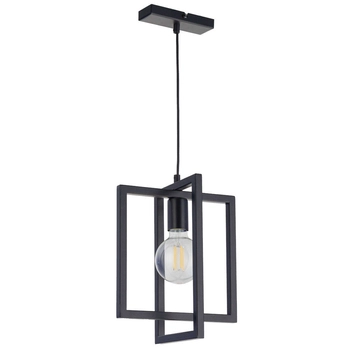 LAMPA wisząca EDEN 32231 Sigma metalowa OPRAWA zwis ramki do salonu czarne