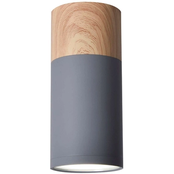 Skandynawska lampa sufitowa 2284279 okrągła plafon tuba metalowa szara