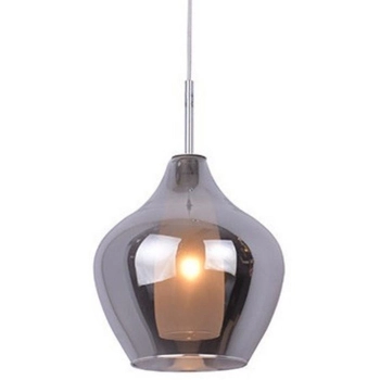 Wisząca lampa Amber Milano AZ2148 Azzardo szklany zwis chrom