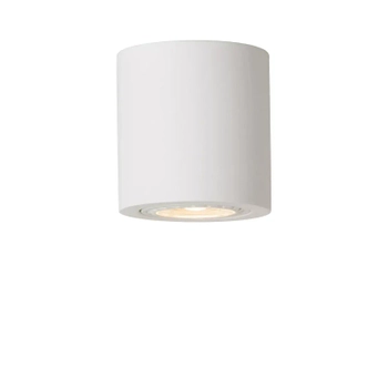 Gipsowa lampa sufitowa Gipsy 35100/11/31 Lucide tubka do jadalni biała
