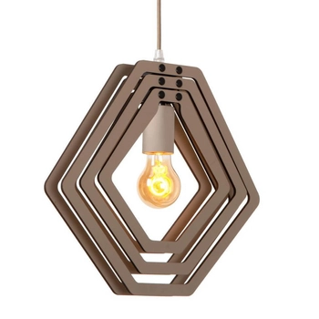 Kuchenna lampa wisząca Mauro 77489/01/41 Lucide MDF szara