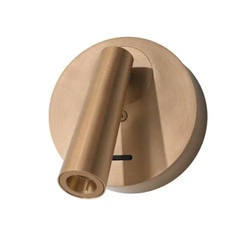 Regulowana lampa ścienna ALTUN AZ6561 LED 3W 3000K tubka metalowa miedziana