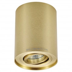 Downlight LAMPA sufitowa RONDOO SL 94354 Zumaline metalowa OPRAWA oczko SPOT tuba złota