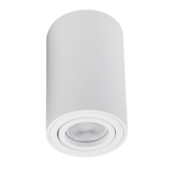 Punktowa lampa sufitowa CGSPOTIK125WH biała tuba do salonu