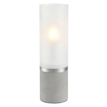 Biurkowa lampka Molo 108594 Markslojd tuba szklana betonowa biała