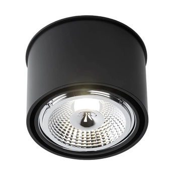 LAMPA sufitowa MIKI 1117 Shilo natynkowa OPRAWA okrągły plafon czarny