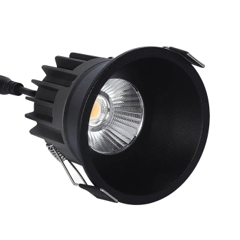 Wpuszczana oprawa sufitowa do kuchni 1383 IP44 LED 6W 3000K IP44 czarna