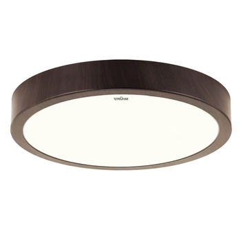 Plafon LED Atut 04152 Ideus 24W IP44 4100K okrągły metalowy brązowy