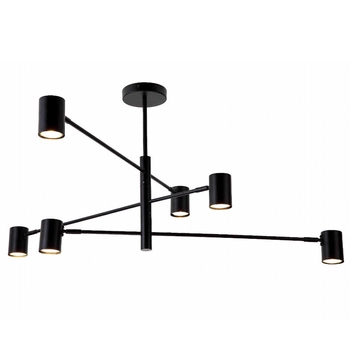 Lampa sufitowa SNOW LP-731/6P BK Light Prestige metalowe sticks czarne