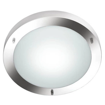 Lampa sufitowa szklana CONDUS 6801011-07 IP44 okrągła srebrny