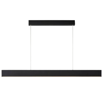 Wisząca lampa ledowa Raya listwa 36W czarna prostokątna