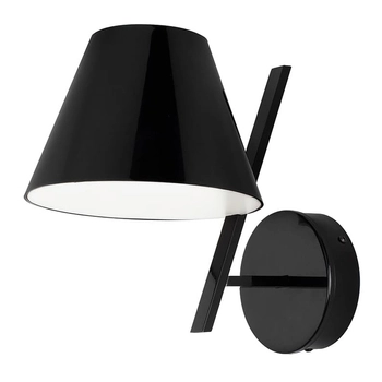 Klasyczny kinkiet ścienny Mago MSE010100260 Moosee metalowy klosz czarny