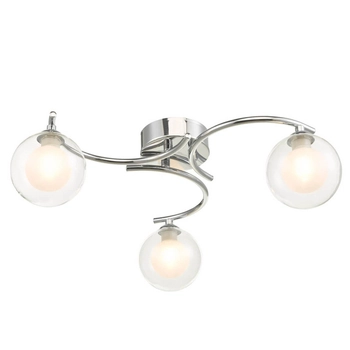 Sufitowa lampa szklana Nakita NAK5350-04 okrągła kule balls chrom