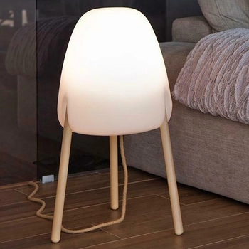 Lampa ogrodowa Rocket LUMRCK70SSNW solarna trójnóg biała