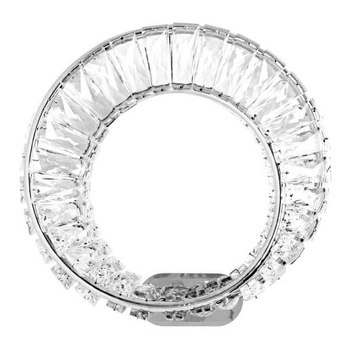 Kryształowa lampa ścienna Wave MSE1501100187 Moosee LED 9W 3000K chrom