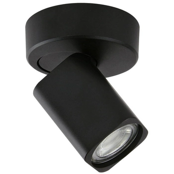 Sufitowa LAMPA downlight SENOVA SPL-4492-1B BL Italux regulowana OPRAWA metalowy kinkiet tuba czarna