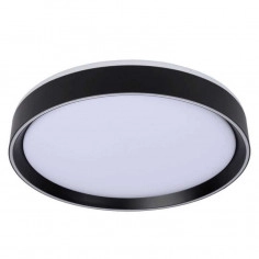 Plafoniera LAMPA sufitowa NURIA 79182/24/30 Lucide okrągła OPRAWA plafon LED 18W 2700K natynkowy czarny