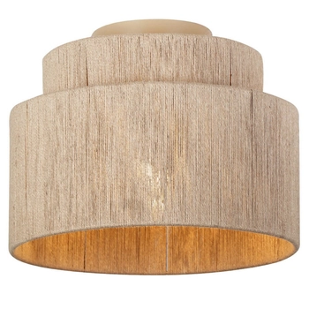 Rustykalna lampa sufitowa SMILLA 666800136 japandi beżowa czarna