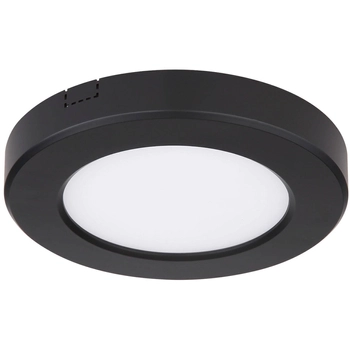LAMPA sufitowa LASSE 12379-6B Globo metalowa OPRAWA okrągła LED 6W 3000K - 6500K plafon czarny