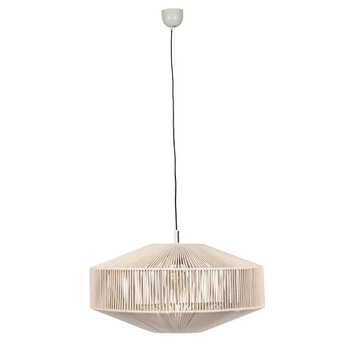 Wisząca lampa salonowa SVEA 364790144 Trio do jadalni eco beżowa