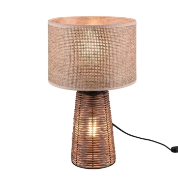 Lampa do ekologicznych wnętrz STRAW R50972026 brązowa 1xE27 40W IP20
