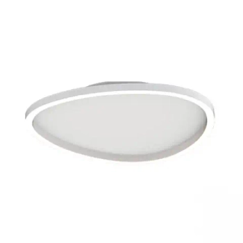 Ściemnialna sufitowa lampa 23206 LED 29W 3000K owalny biały