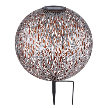 Ogrodowa lampa Solar 33627 Globo LED 0,06W 3000K kula ball IP44 srebrna