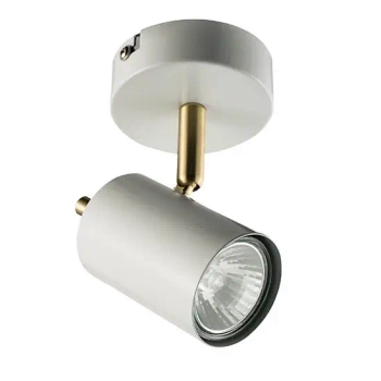 Regulowana lampa sufitowa Gull 59931 tubka downlight biały złoty