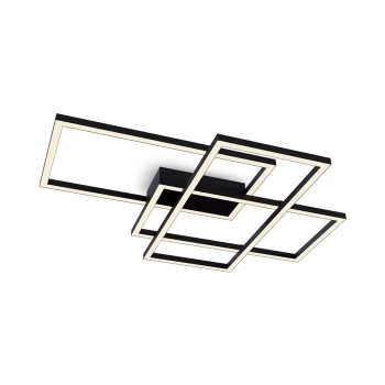 Metalowa lampa sufitowa Line MOD016CL-L80BK LED 80W 3000K czarna