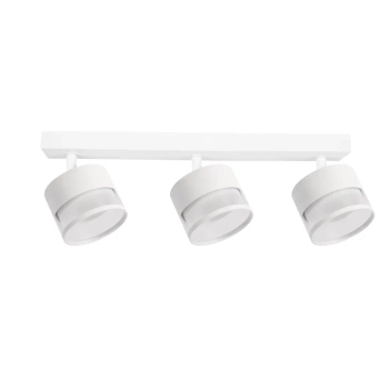 Potrójna lampa sufitowa Kendal LP-6331/3WS TR/WH tubki białe