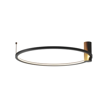 Łazienkowa lampa sufitowa Ringa CL0112-M-BK LED 35W 3000-4000K IP44 czarna