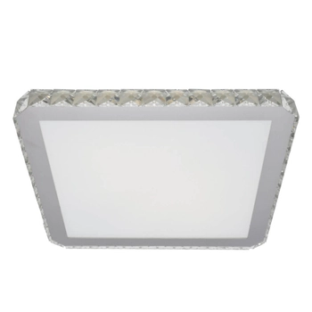 Nasufitowa plafoniera Gallan AZ1595 Azzardo LED 37W 3100K crystals srebrna