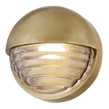 Modernistyczna lampa ścienna Palais QN-PALAIS-WS-VBS LED 9W 3000K mosiądz