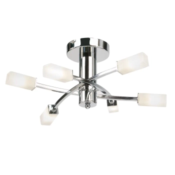 Metalowa lampa sufitowa Havana 146-6CH chrom przezroczysty