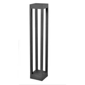 Zewnętrzna lampa stojąca QUBE-GLQ600WW 7W ogrodowa LED 7W 3000K IP65 czarna