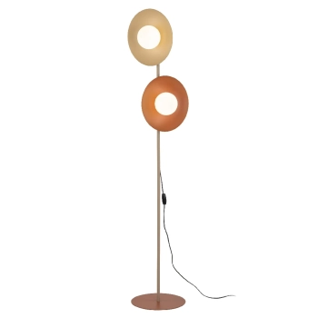 Salonowa lampa stojąca Slate Mix 16138 mleczne kule wielokolorowy