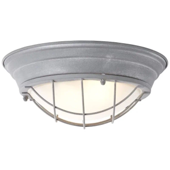Sufitowa lampa retro Typhoon 94492/70 metalowa do kuchni szara