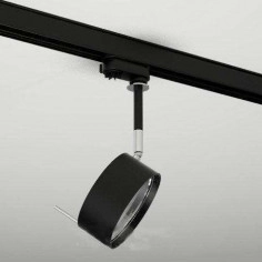 Regulowana LAMPA sufitowa FUSSA 7678 Shilo metalowa OPRAWA do systemu szynowego 3-fazowego czarna