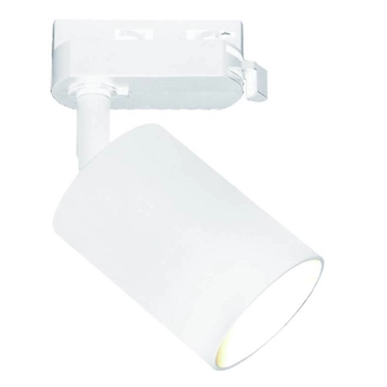 LAMPA sufitowa Kika Track Bianco WH Orlicki Design metalowa OPRAWA do systemu szynowego 1-fazowego biała