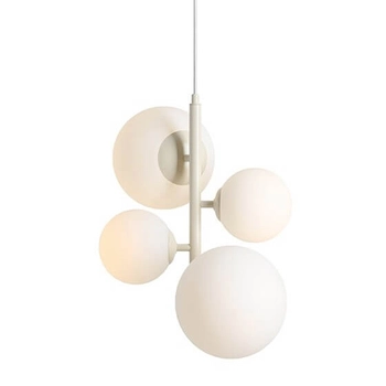 Wisząca lampa molekułowa Bloom 1091L9 Aldex kule ball białe kremowe