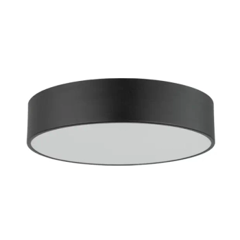 Sufitowa lampa do kuchni Kengo 1400 tuba okrągła czarna