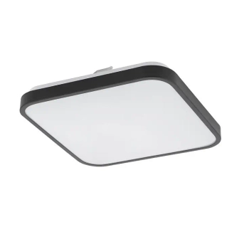 Minimalistyczna lampa sufitowa AGNES SQUARE 10984 LED 16W 4000K IP44 czarna