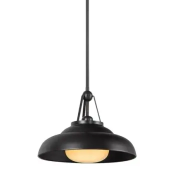 Wisząca lampa nad wyspę Palmetto QN-PALMETTO-P-M-UBZ do kuchni czarny