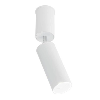 Spot LAMPA sufitowa SHIMA 7206 Shilo metalowa tuba OPRAWA do łazienki okrągła biała