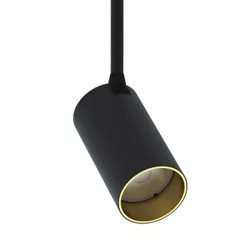 Do kuchni sufitowa lampa MONO 7681 tubka okrągła czarna