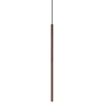 Sypialniana lampa wisząca Laser 10447 Nowodvorski metalowa nad łóżko brązowa