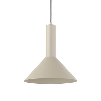 Stożkowa lampa zwisająca Vitrum 40806 Sigma salonowa beżowa